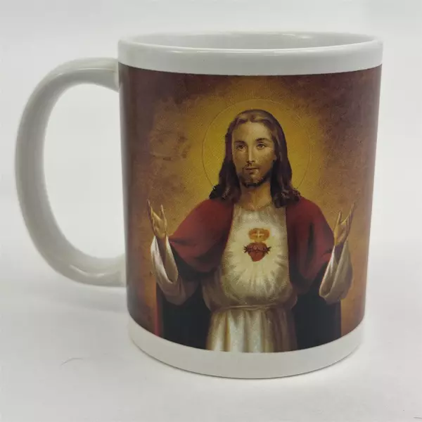 Lot of 2 Religious Morning Prayer Coffee Mugs