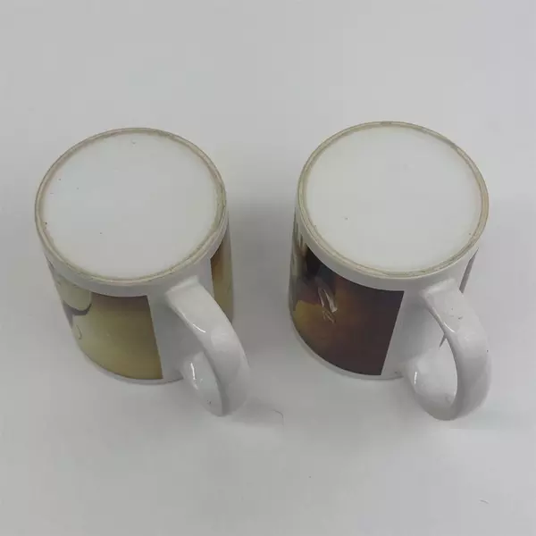 Lot of 2 Religious Morning Prayer Coffee Mugs