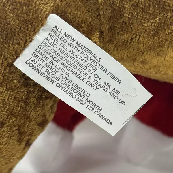 Cuddly Cousins Teddy Bear Christmas Plush Stuffed Animal Toy 9 Inch