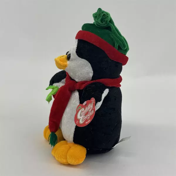 Cuddly Cousins Penguin Christmas Plush Stuffed Animal Toy 9 Inch