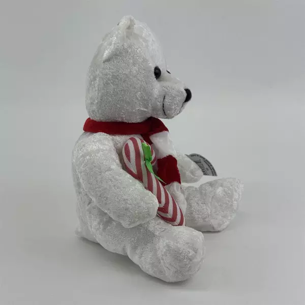 Cuddly Cousins Polar Bear Christmas Plush Stuffed Animal Toy 10 Inch
