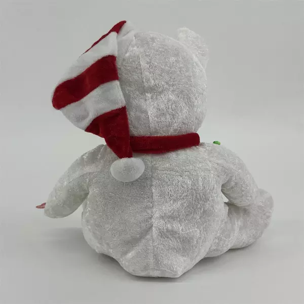 Cuddly Cousins Polar Bear Christmas Plush Stuffed Animal Toy 10 Inch