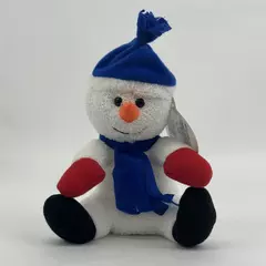  Cuddly Cousins Christmas Snowman Plush Toy 8"