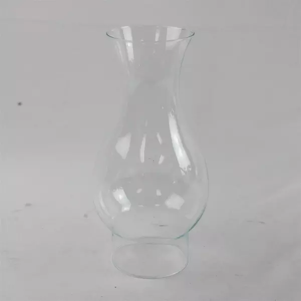 Trumpeted Oil Lamp Chimney Replacement 8.5" Tall Glass