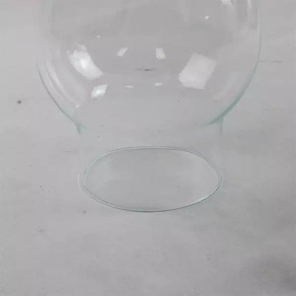 Trumpeted Oil Lamp Chimney Replacement 8.5" Tall Glass