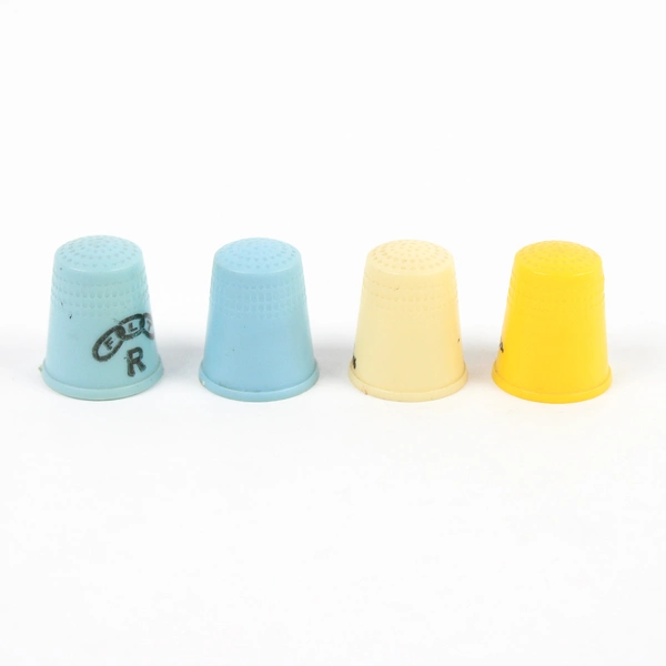 Lot Of 4 Advertising Thimbles California Siskiyou Telephone IOOF