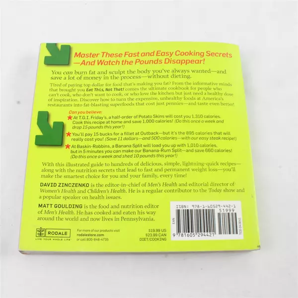 Cook This, Not That! Paperback by David Zinczenko 