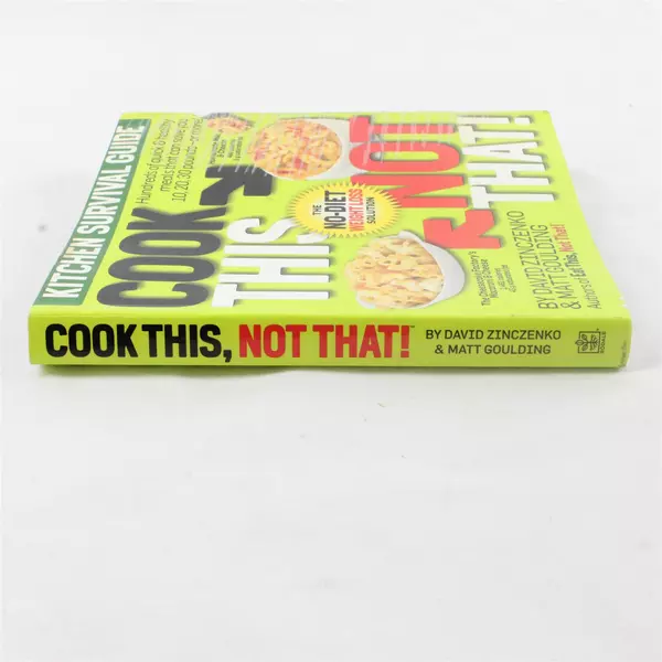 Cook This, Not That! Paperback by David Zinczenko 