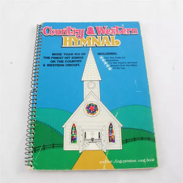 Country & Western Hymnal Singspiration Song Book 1972 Spiral Bound Paperback