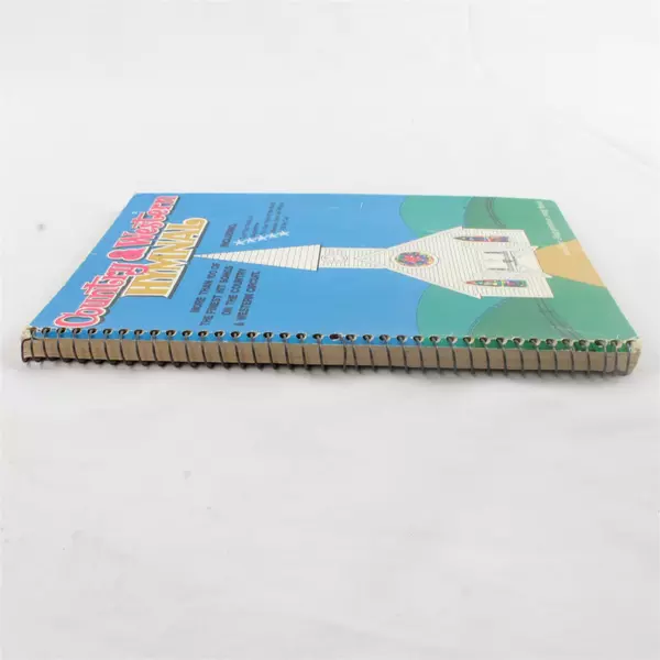 Country & Western Hymnal Singspiration Song Book 1972 Spiral Bound Paperback