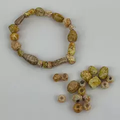 Natural Jasper Stone Beaded Gemstone Stretch Bracelet with Extra Beads