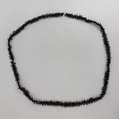 Hawaiian Brown Koa Seed Strand Necklace 51 Inch