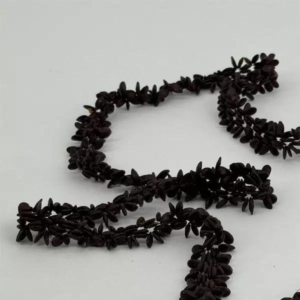 Hawaiian Brown Koa Seed Strand Necklace 51 Inch