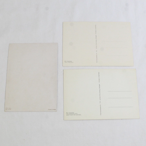 Lot of 7 Vintage M.I. Hummel Postcards Child Illustrations Unused