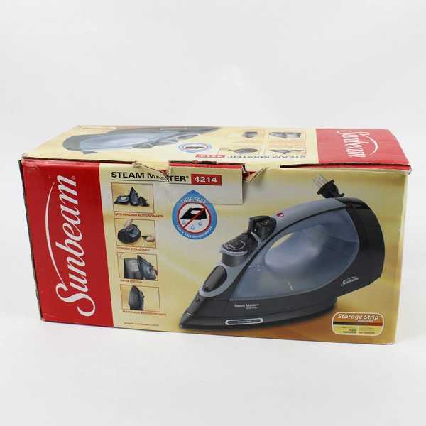Sunbeam Steam Master Drip Free Iron 421A Series S Model 4214 Blue/Black 2006