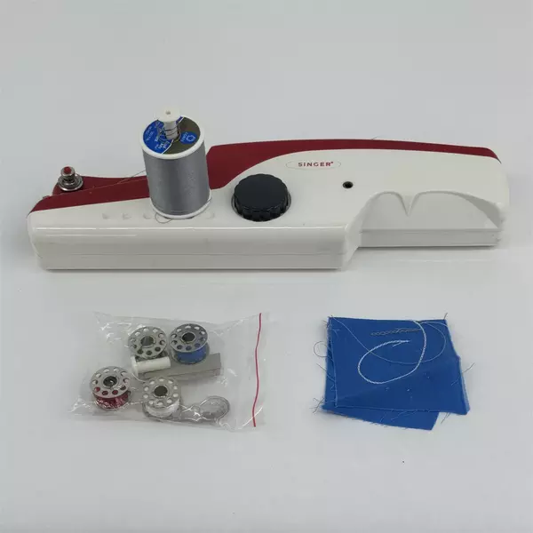 Singer Stitch Sew Cordless Handheld Sewing Machine With Bobbins Thread