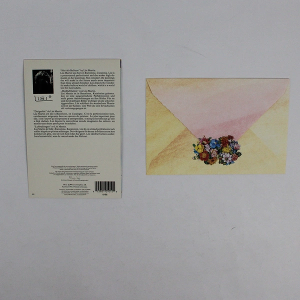 Vintage 1992 Pictura Graphica Boy Dog Hot Air Balloon Lisi Martin Birthday Card