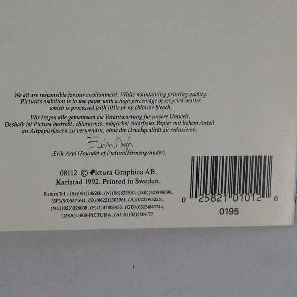 Vintage 1992 Pictura Graphica Boy Dog Hot Air Balloon Lisi Martin Birthday Card