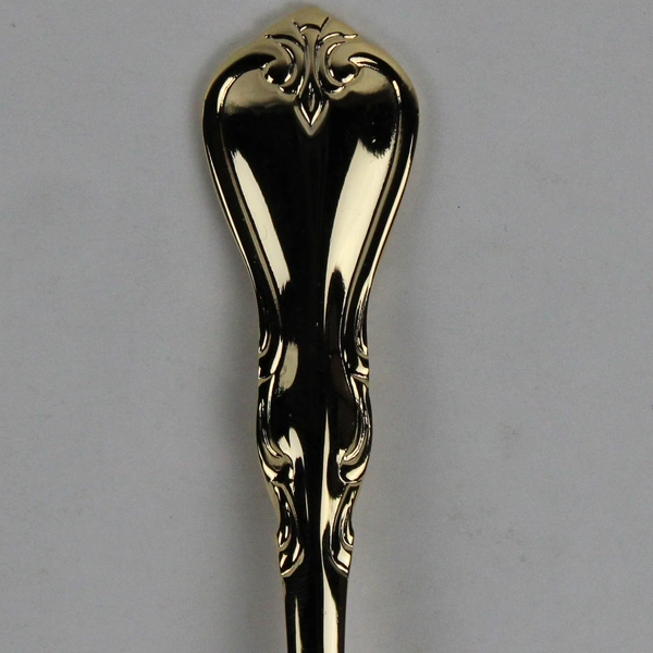 Set of 3 Cambridge Silver Jessica Stainless Gold Electroplate Dinner Forks New