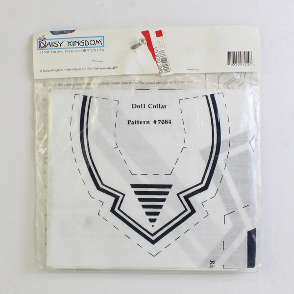 1996 Daisy Kingdom Sailor Collars for Dolls Fabric Kit Sewing