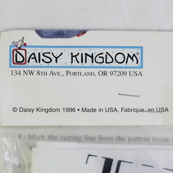 1996 Daisy Kingdom Sailor Collars for Dolls Fabric Kit Sewing