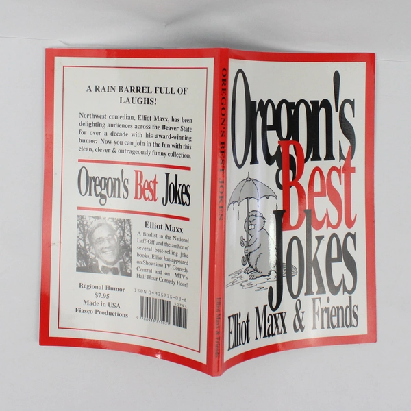Oregon's Best Jokes by Elliot Maxx and Friends 1995 Paperback Good