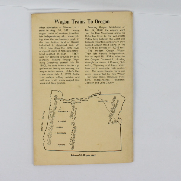 Moving West on the Drain Covered Wagon R R Roudebaugh 1960 Day by Day 1959 Diary