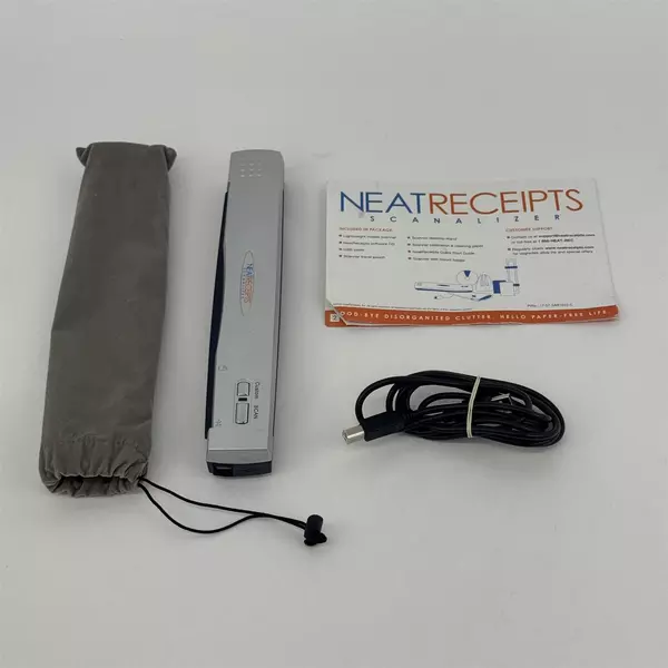 Neat Receipts Scanalizer Mobile Scanner With Bag