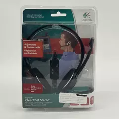 Logitech ClearChat Stereo PC Headset Rotating Microphone Windows XP Vista 2000