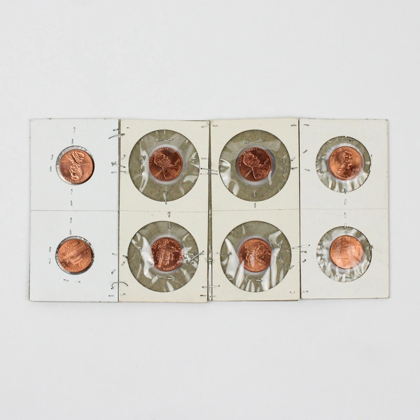 8 Piece Set Lincoln 2009 Bicentennial Series Uncirculated Pennies Denver Mint