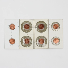 8 Piece Set Lincoln 2009 Bicentennial Series Uncirculated Pennies Denver Mint