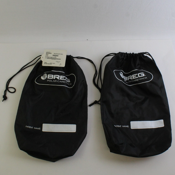 Lot of 4 Branded Black Drawstring Bags