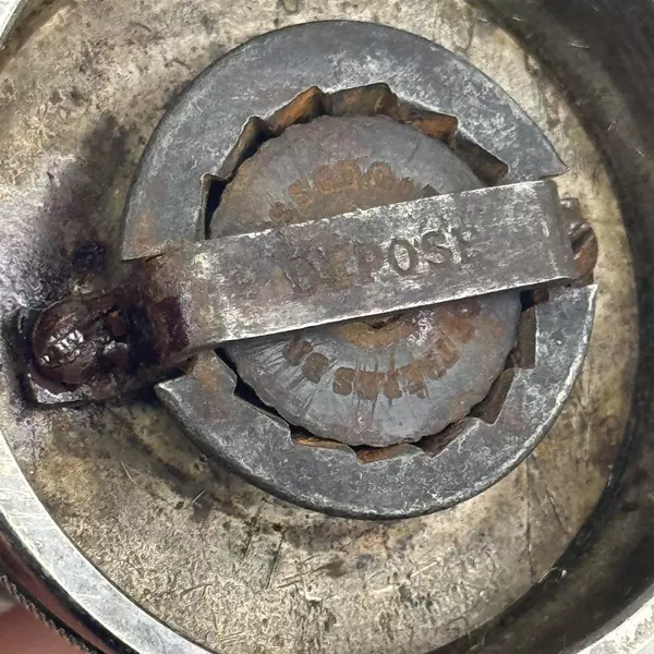 Depose Peugeot SDGD Brevets Silver Plated Pepper Mill