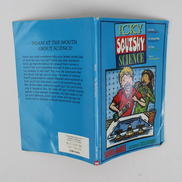 Vintage Icky Squishy Science by Sandra Markle 1997 Paperback Scholastic Inc