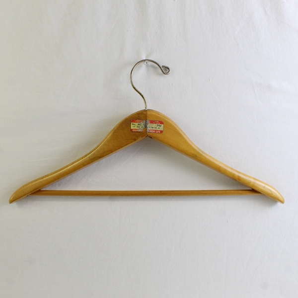 Lot of 5 Unbranded Wooden Hangers