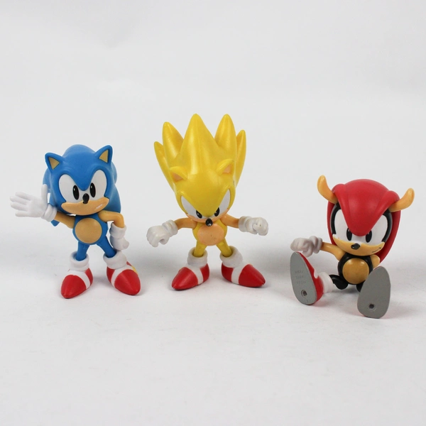 Lot of 8 Sega Jakks Sonic the Hedgehog Action Figurines