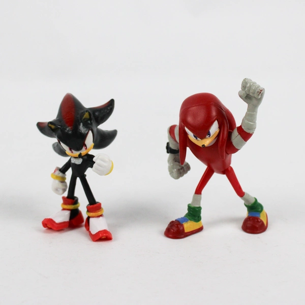 Lot of 8 Sega Jakks Sonic the Hedgehog Action Figurines