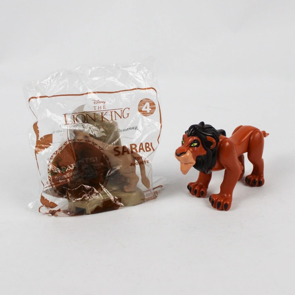 Lot of 2 Disney McDonalds Lion King Toy Figurines Scar and Sarabi