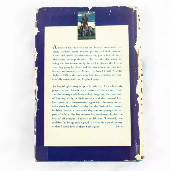 West With The Night Beryl Markham 1942 1st Edition 1st Printing Hardcover