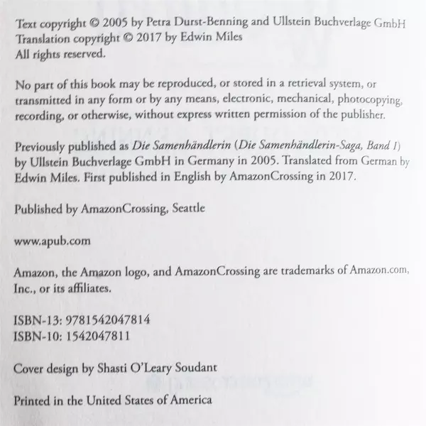 The Seed Woman (The Seed Traders' Saga) Paperback