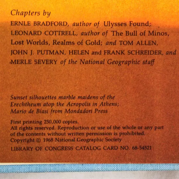 Greece and Rome: Builders of Our World - National Geographic Society HC Book