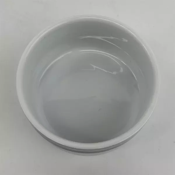 3 White Home Trends Canopy Ceramic Ramekins 4 Inch