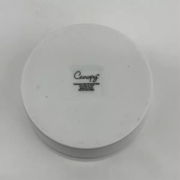 3 White Home Trends Canopy Ceramic Ramekins 4 Inch