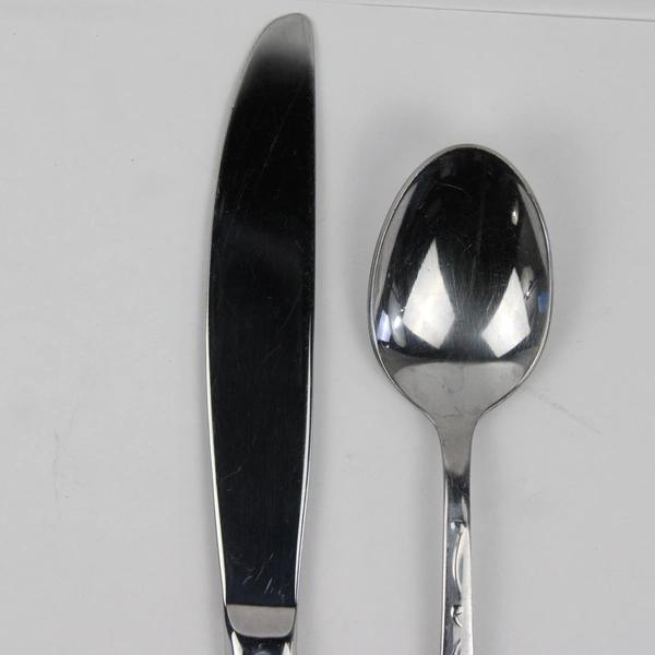 Lot of 2 Cambridge Silver CBS160 Pattern 1 Dinner Knife 1 Teaspoon SS Very Rare