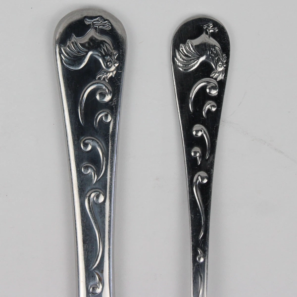 Lot of 2 Cambridge Silver CBS160 Pattern 1 Dinner Knife 1 Teaspoon SS Very Rare