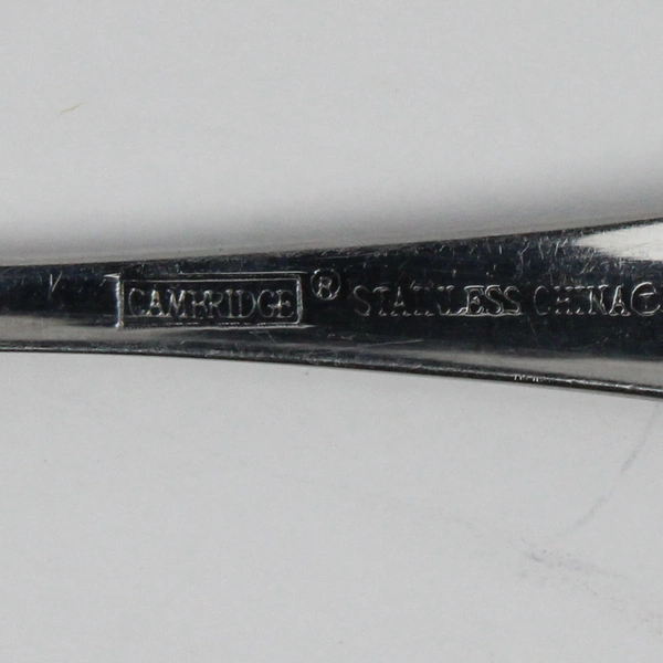 Lot of 2 Cambridge Silver CBS160 Pattern 1 Dinner Knife 1 Teaspoon SS Very Rare