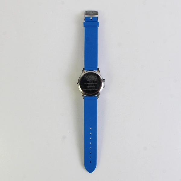 Sega Sonic the Hedgehog Top Spinner Flip Digital Rubber Watch Needs Battery