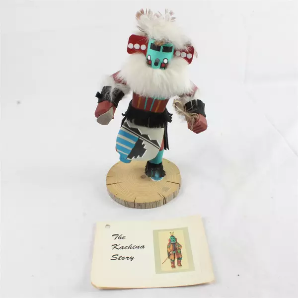Handcrafted Native American Morning Singer Kachina Doll 10in Collectible
