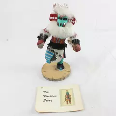 Handcrafted Native American Morning Singer Kachina Doll 10in Collectible