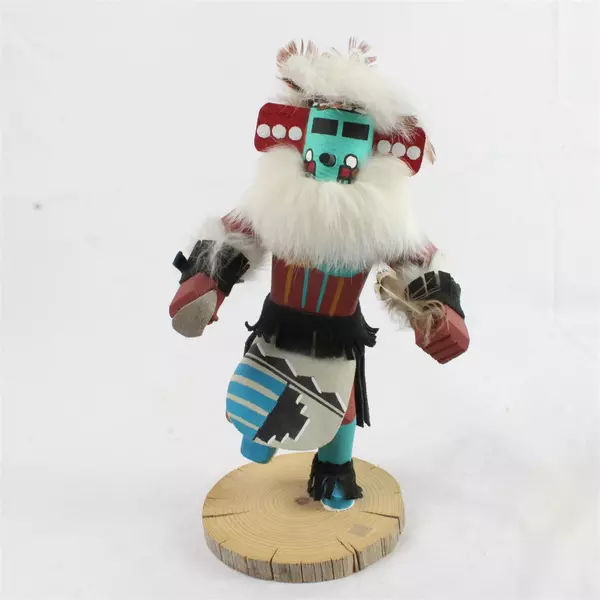 Handcrafted Native American Morning Singer Kachina Doll 10in Collectible